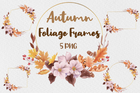 Download Autumn Foliage Frames Clipart - Autumn Collection