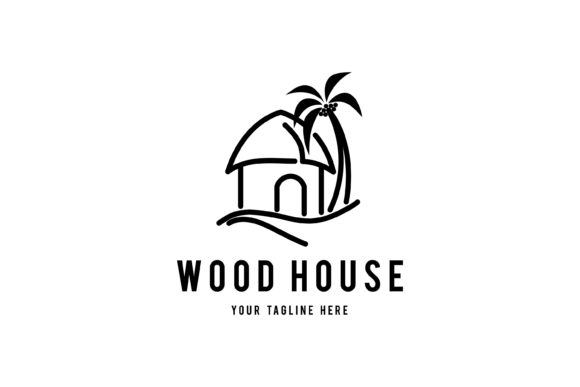 Download Minimalist Wood House Logo Design Vector - Minimalist wood Collection