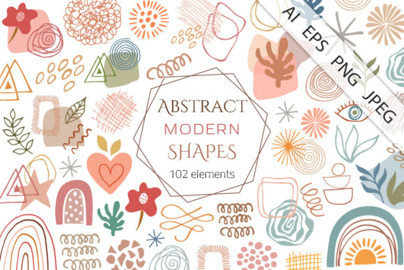Download Modern Abstract Design Shapes - Modern abstract Collection