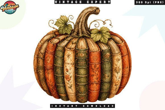 Download Rustic Literary Pumpkin Autumn PNG - Autumn Collection