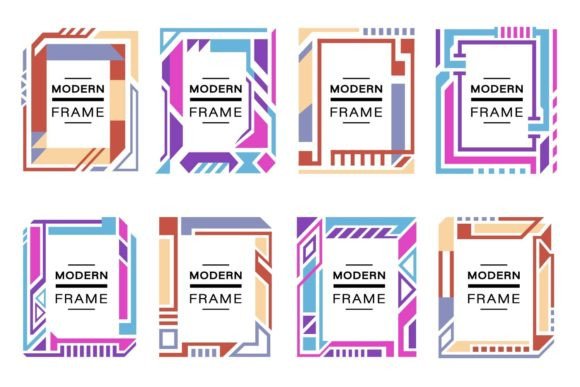 Download Modern Abstract Frames - Premium Resources