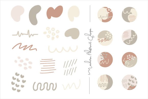 Download Aesthetic Modern Abstract Shape - Premium Bundle