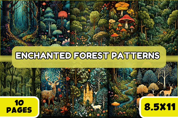 Download Enchanted Forest Patterns - Forest Collection