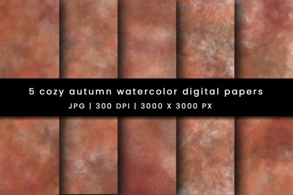 Download Cozy Autumn Colors Digital Papers - Autumn Collection