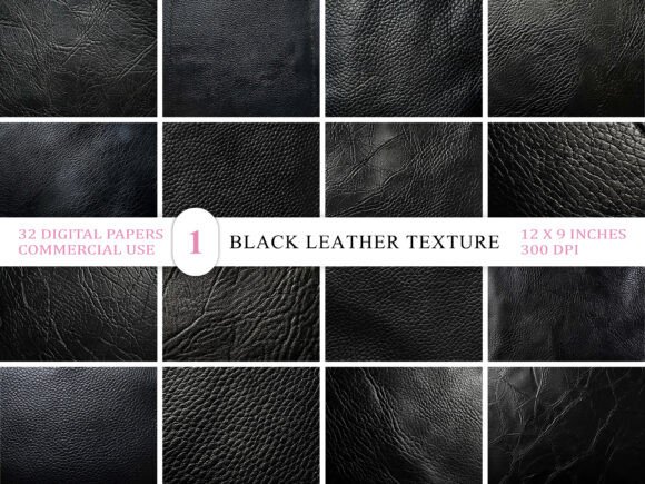 Download Black Leather Texture Background Bundle - Texture background Collection