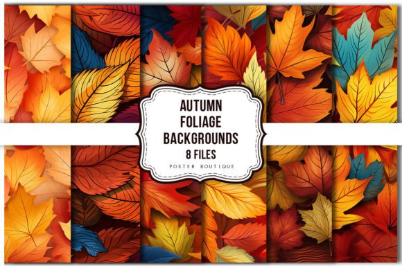 Download Autumn Foliage Backgrounds Pack - Autumn Collection