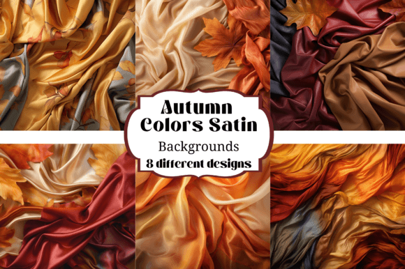 Download Autumn Fall Colors Satin Backgrounds - Autumn Collection