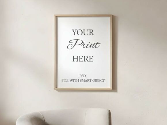 Download Minimalist Wood Frame on Plaster Wall - Minimalist wood Collection