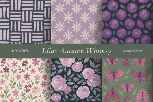 Download Lilac Autumn Whimsy - Autumn Collection
