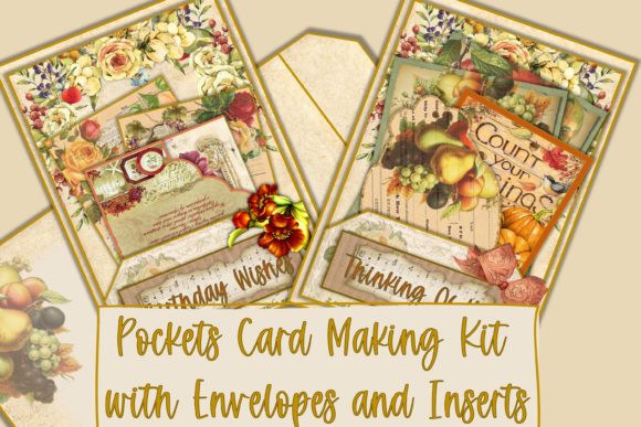 Download Autumn Fall Card Making Kit JPEG PDF - Autumn Collection
